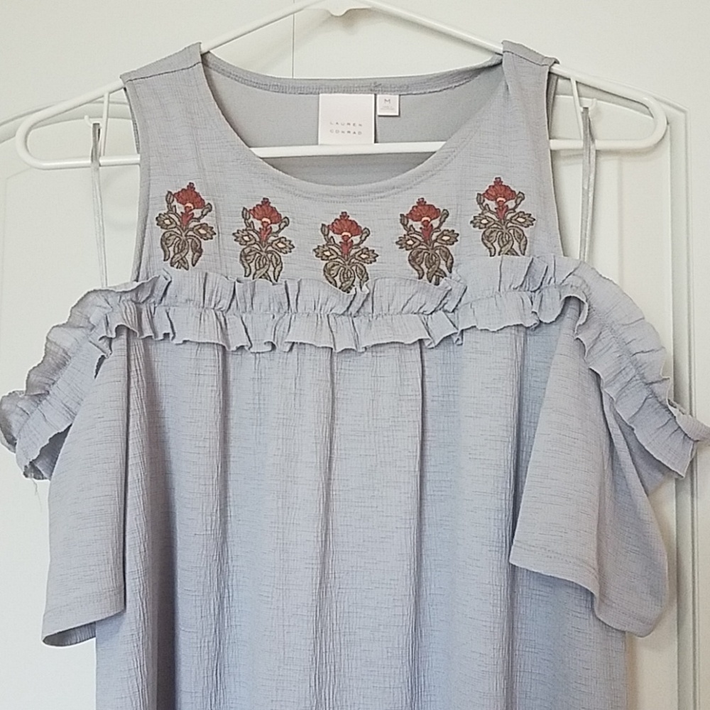 Open-Shoulder Dress for Showers and Dates